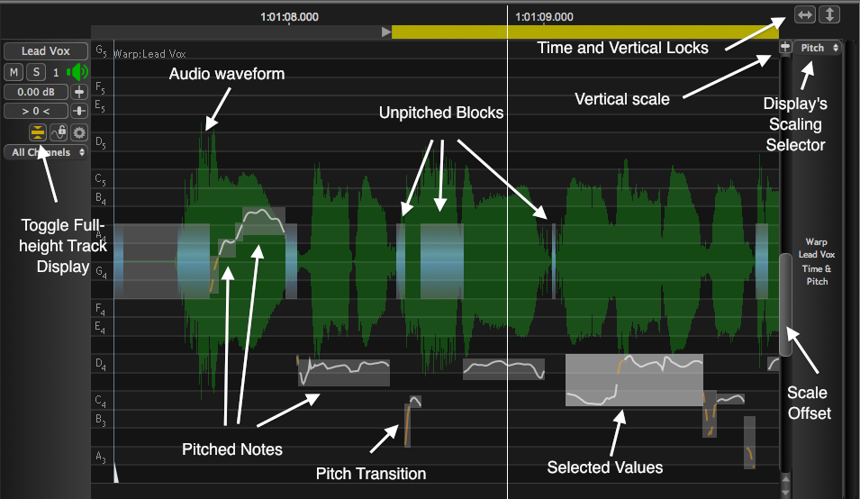 Warp - Annotated elements